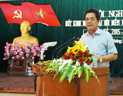 Rút kinh nghiệm đại hội điểm đảng bộ cấp huyện