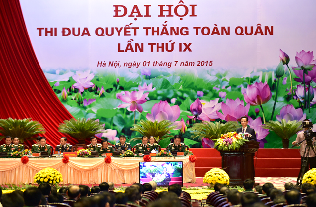 Thủ tướng dự Đại hội Thi đua Quyết thắng toàn quân