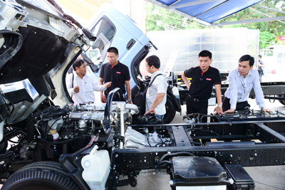 Trải nghiệm trực tiếp xe tải FUSO tại Đắk Lắk