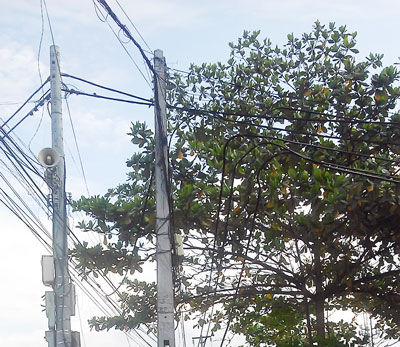 Đã chỉnh lại trụ viễn thông