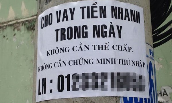 Cẩn thận khi vay không tín chấp
