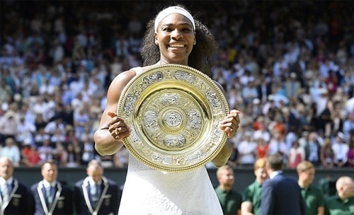 Serena Williams lần thứ sáu vô địch Wimbledon