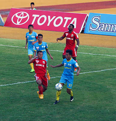 Sanna Khánh Hòa đẩy Bình Dương xuống nhì bảng