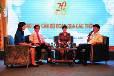 Giao lưu cán bộ đoàn qua các thời kỳ.