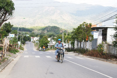 Một góc xã Sơn Trung.