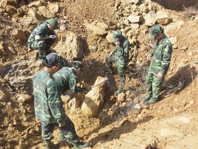 Xử lý thành công 1 quả bom phá tại Cam Ranh
