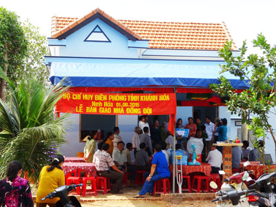 Căn nhà ấm nghĩa tình đồng đội