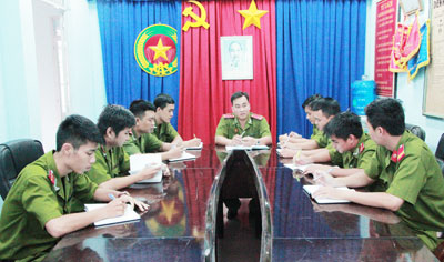 Công an thị trấn Diên Khánh: Giữ gìn bình yên cuộc sống