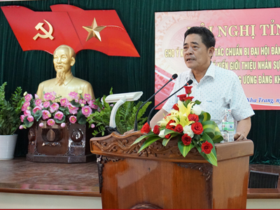 Hội nghị Tỉnh ủy Khánh Hòa chuyên đề