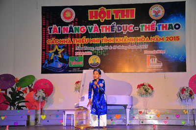 Một phần thi tài năng của thí sinh.