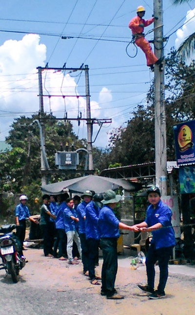 Tuổi trẻ chung tay xây dựng nông thôn mới