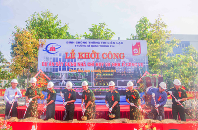 Khởi công xây dựng nhà chỉ huy, nhà ở công vụ