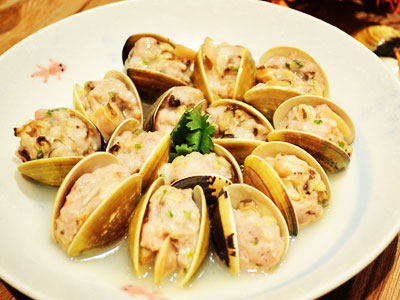 Ngao nhồi tôm thịt lạ miệng hấp dẫn