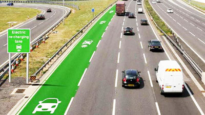 Ô tô vừa chạy vừa sạc điện