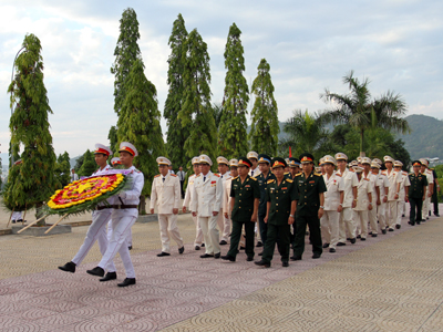 Đoàn đại biểu lực lượng vũ trang tỉnh.