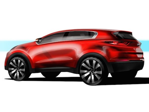 Kia công bố ảnh teaser của SUV Sportage 2016