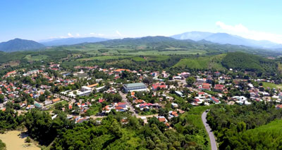 Một góc thị trấn Khánh Vĩnh
