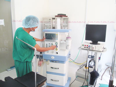 Trang bị thiết bị y tế tại Khoa Ngoại, Bệnh viện huyện Khánh Vĩnh