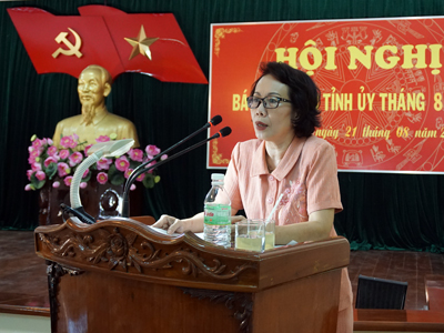 Hội nghị báo cáo viên Tỉnh ủy Khánh Hòa tháng 8-2015