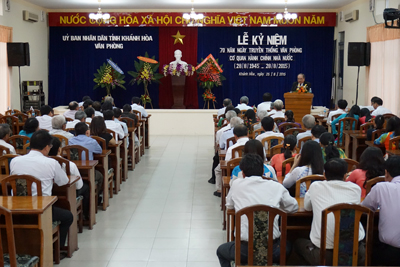 Kỷ niệm 70 năm ngày truyền thống văn phòng cơ quan hành chính Nhà nước