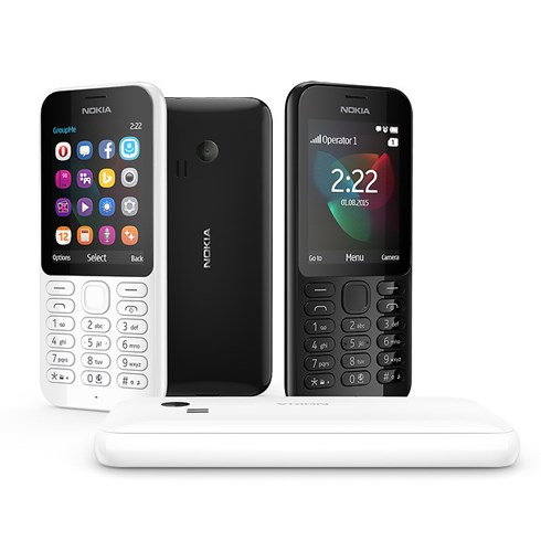 Microsoft ra mắt điện thoại Nokia 222, pin xài 1 tháng