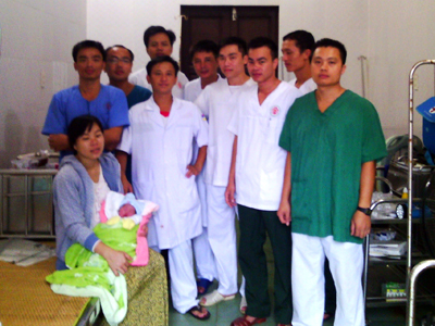 Đón công dân mới chào đời tại đảo Song Tử Tây