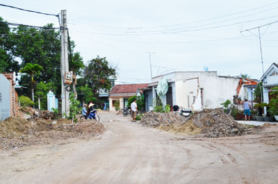 Thi công chậm do người dân còn khiếu nại
