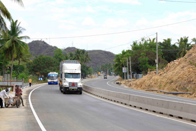 Quốc lộ 1 đoạn qua địa bàn tỉnh đã hoàn thành 98% khối lượng công việc