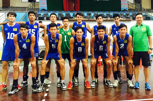 Đội Công an TPHCM đã có mặt ở Thái Nguyên chuẩn bị cho vòng chung kết giải bóng chuyền hạng A 2015 