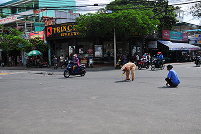 Hiện trường vụ tai nạn