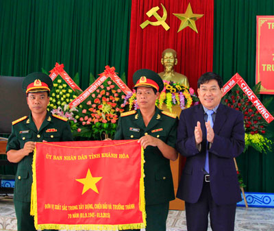 Kỷ niệm 70 năm ngày thành lập Trường Quân sự tỉnh Khánh Hòa