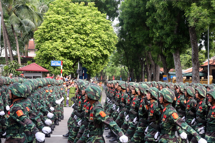 Khối chiến sỹ bộ binh.