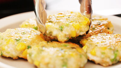 Hấp dẫn với chả tôm bắp