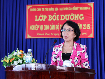 Hơn 140 cán bộ được bồi dưỡng nghiệp vụ tuyên giáo