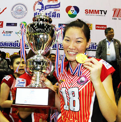 Ngọc Hoa giúp Bangkok Grass vô địch Thái Lan