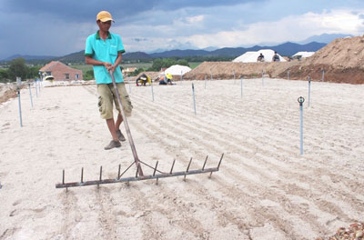 Gia đình anh Tiến đã biến 1,2ha đất cằn thành đất sản xuất