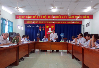 Lãnh đạo tỉnh Khánh Hòa làm việc tại các địa phương