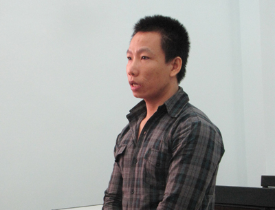 Bị cáo Nguyễn Đình Toàn.