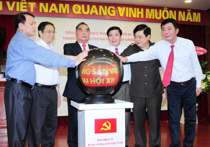 Khai trương Trang tin điện tử "Đảng Cộng sản Việt Nam – Đại hội XII"
