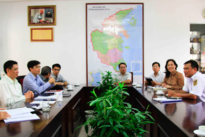 Quang cảnh buổi làm việc