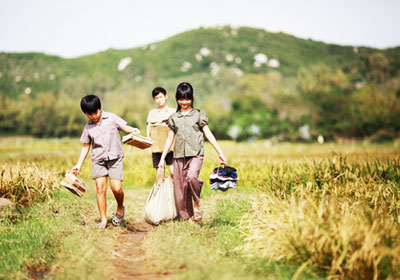 Một cảnh trong phim “Tôi thấy hoa vàng trên cỏ xanh”