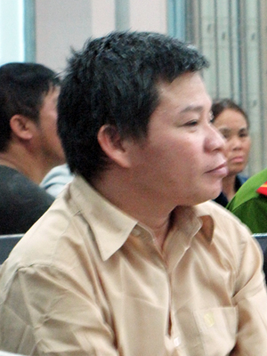 Bị cáo Trương Tiến Ngọc tại phiên tòa phúc thẩm.