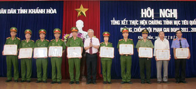 Tổng kết 5 năm thực hiện Chương trình mục tiêu quốc gia phòng, chống tội phạm