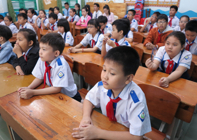 Tổ chức vòng thi cấp trường Olympic tiếng Anh trên Internet vào tháng 12