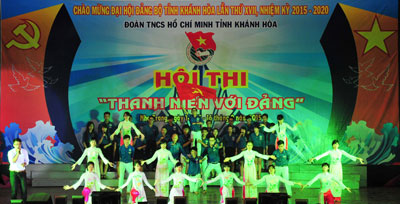 Sôi nổi hội thi "Thanh niên với Đảng"
