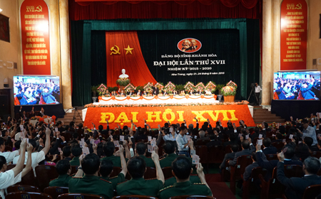 Nghị quyết Đại hội đại biểu Đảng bộ tỉnh Khánh Hòa lần thứ XVII, nhiệm kỳ 2015 - 2020