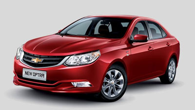 Chevrolet Optra được xếp dưới Cruze tại Nam Phi