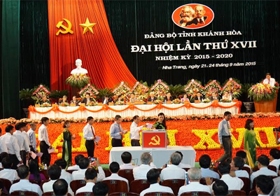Kết quả bầu cử tại Đại hội Đảng bộ tỉnh Khánh Hòa khóa XVII, nhiệm kỳ 2015-2020