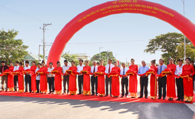 Thông xe các dự án đầu tư mở rộng Quốc lộ 1A qua địa bàn tỉnh Khánh Hòa