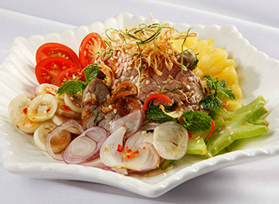 Gỏi bò lá chanh